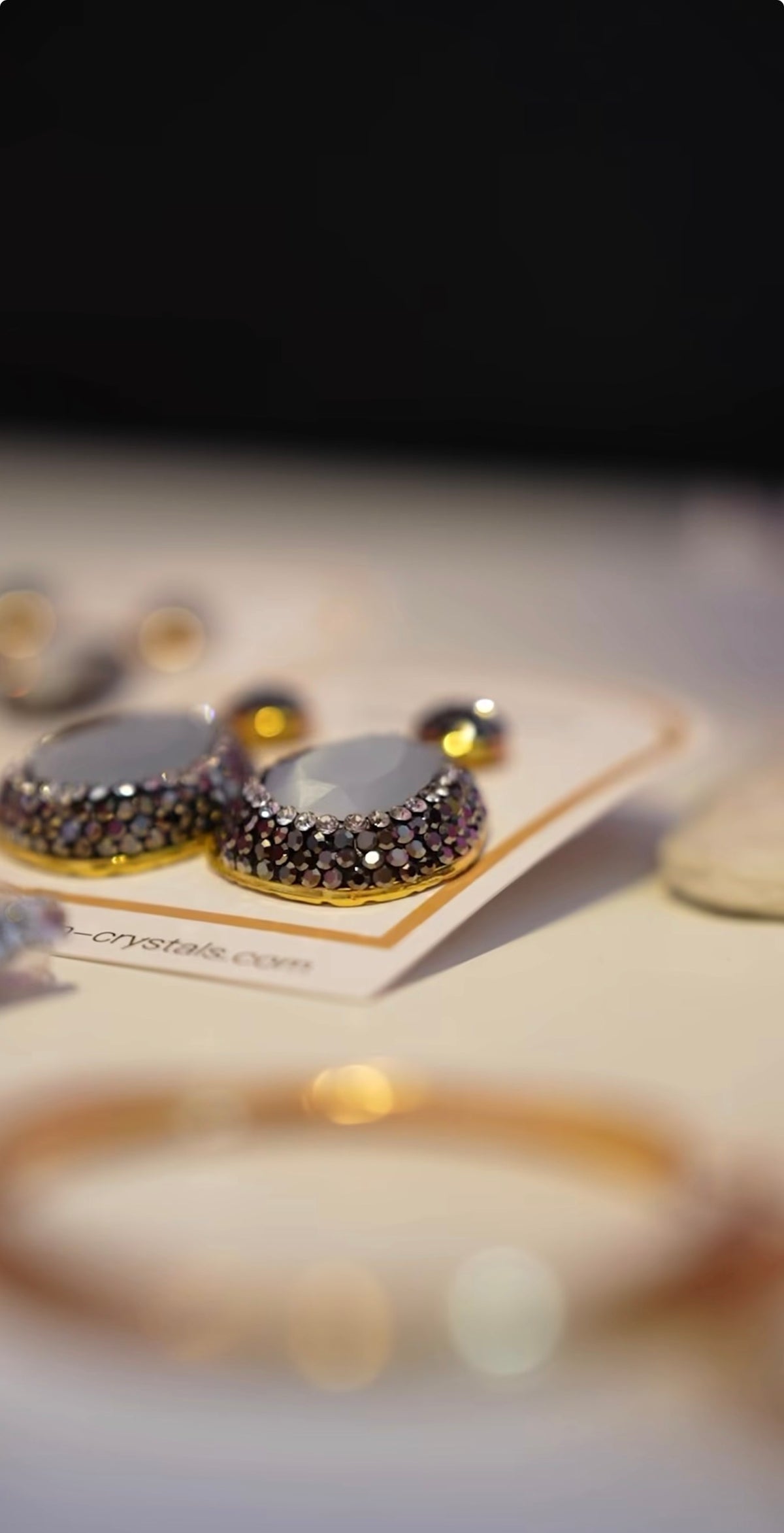 “Silver Lining” Crystal Drops