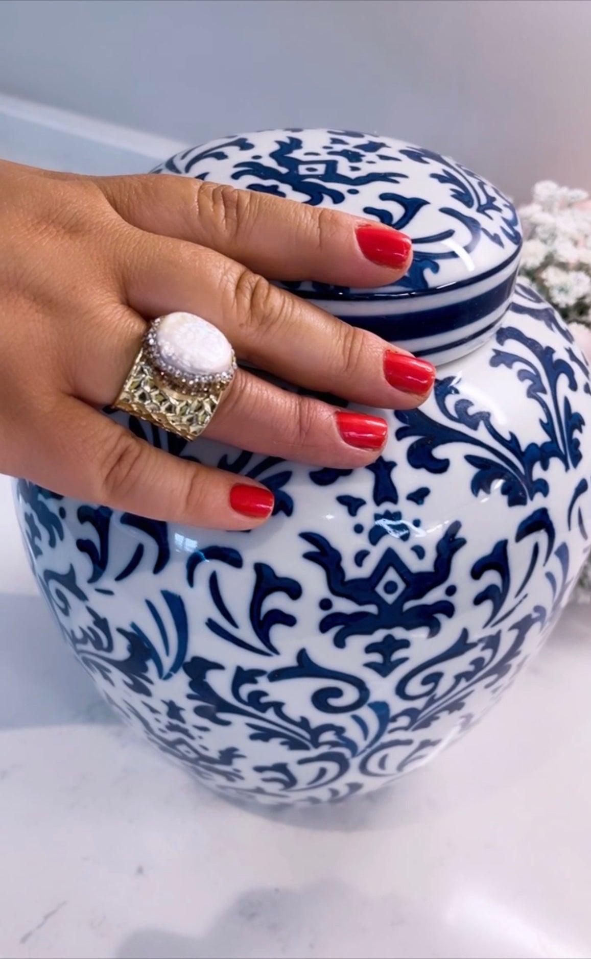 Baroque Pearl Ring