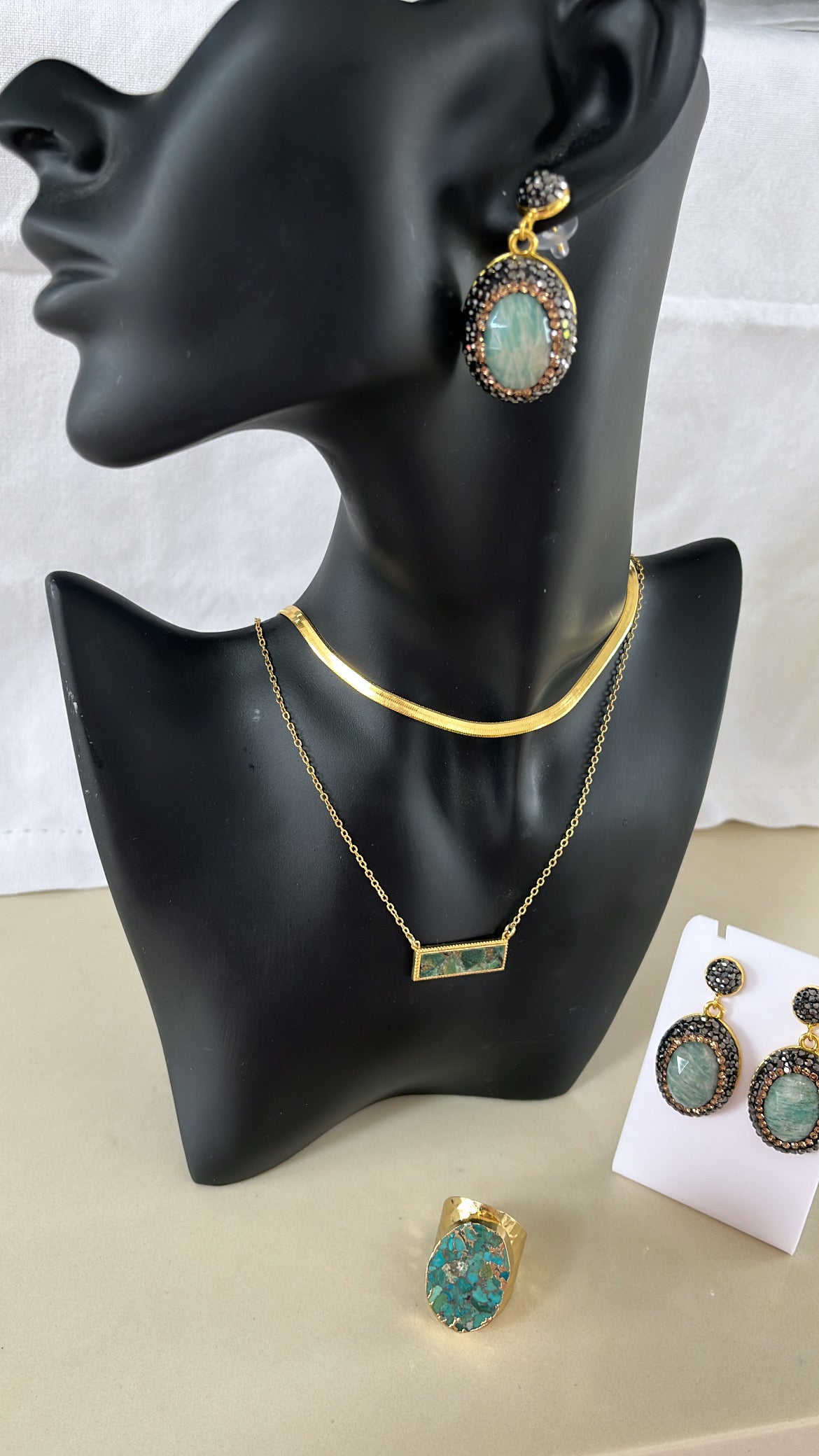 Amazonite Earrings