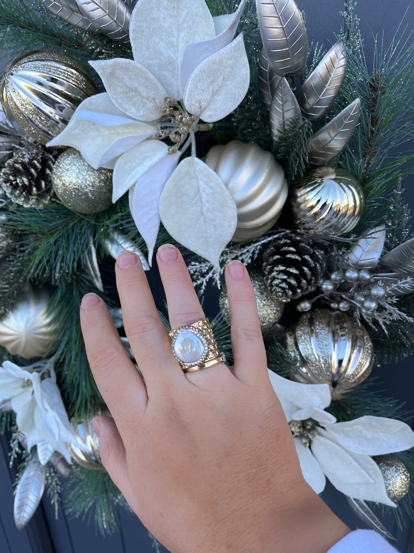 Baroque Pearl Ring