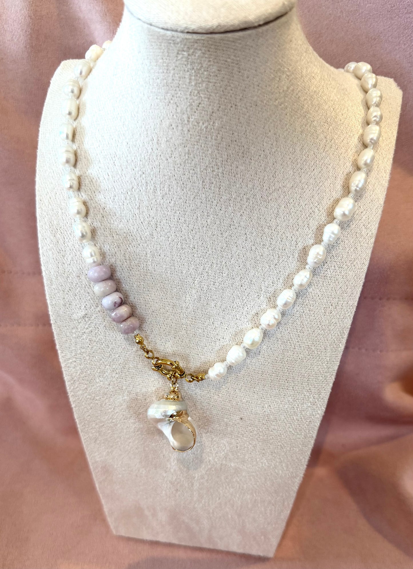 Sea Shell & Pearl Necklace