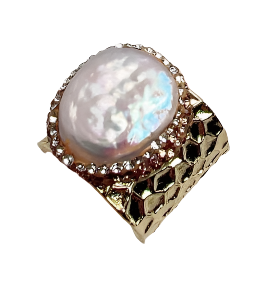 Baroque Pearl Ring