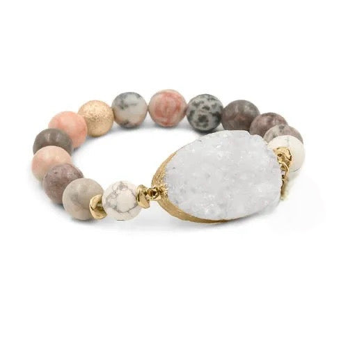 Pink Zebra Jasper Bracelet
