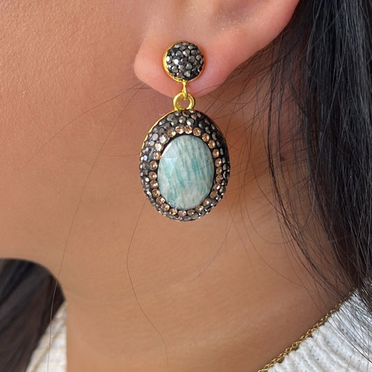 Amazonite Earrings