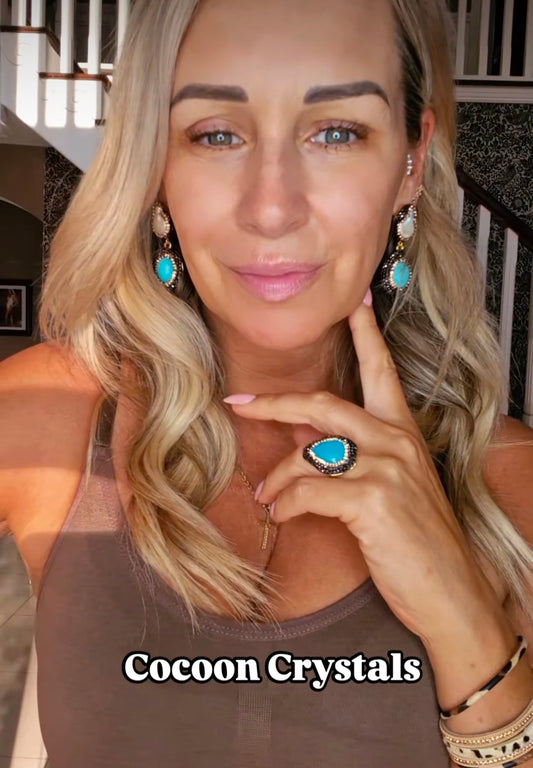Pearl and Turquoise Drops