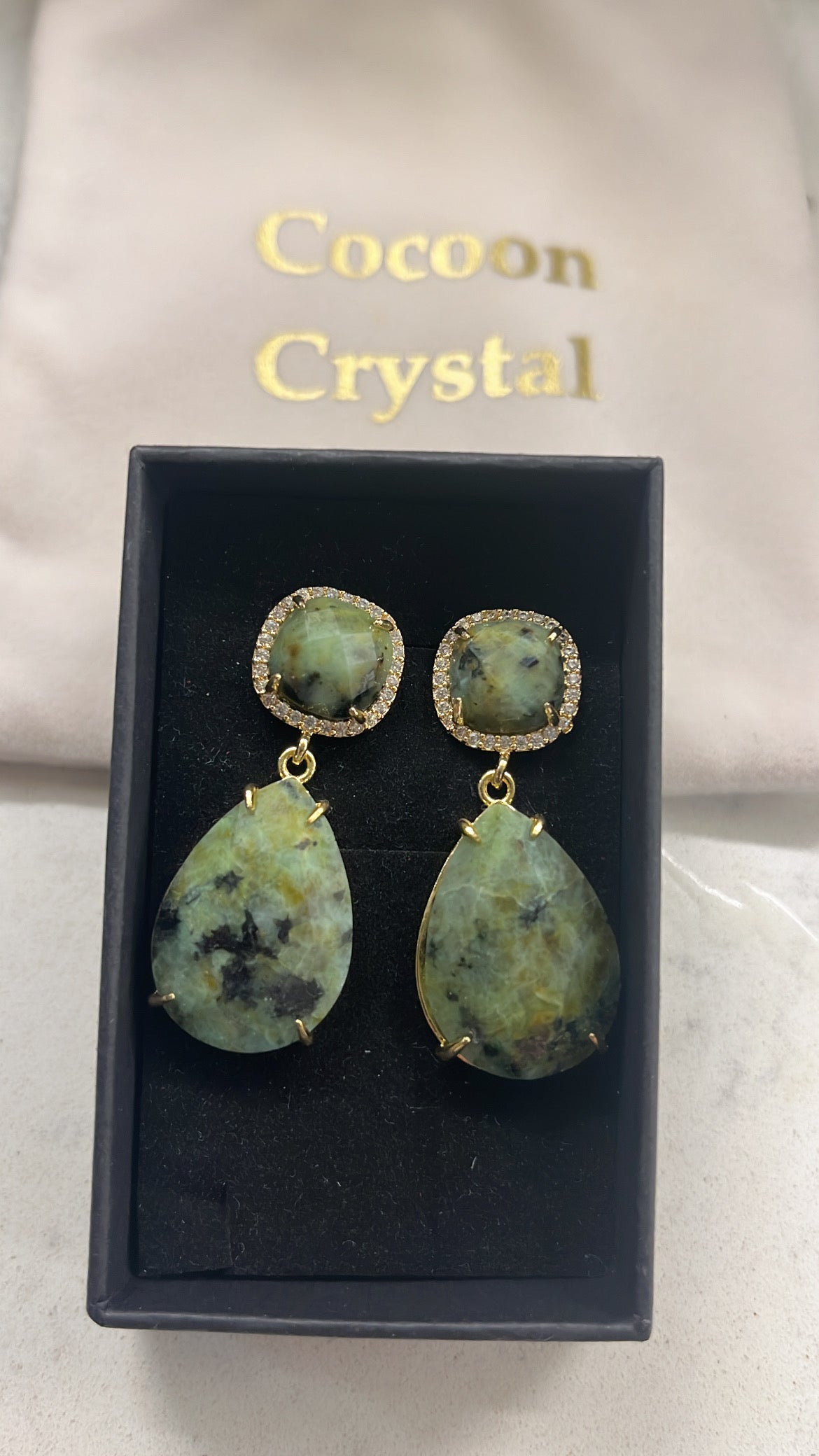 Crystal Drop Earrings