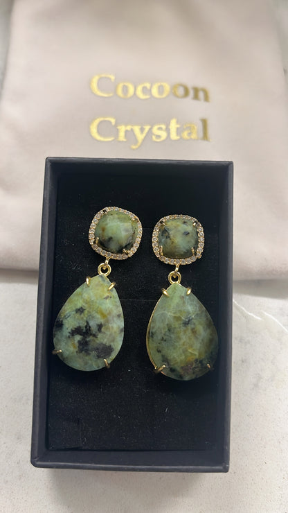 Crystal Drop Earrings