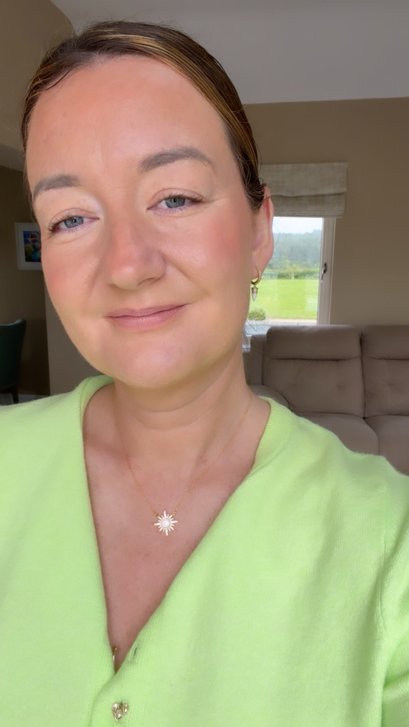 Opal Sun Star Necklace