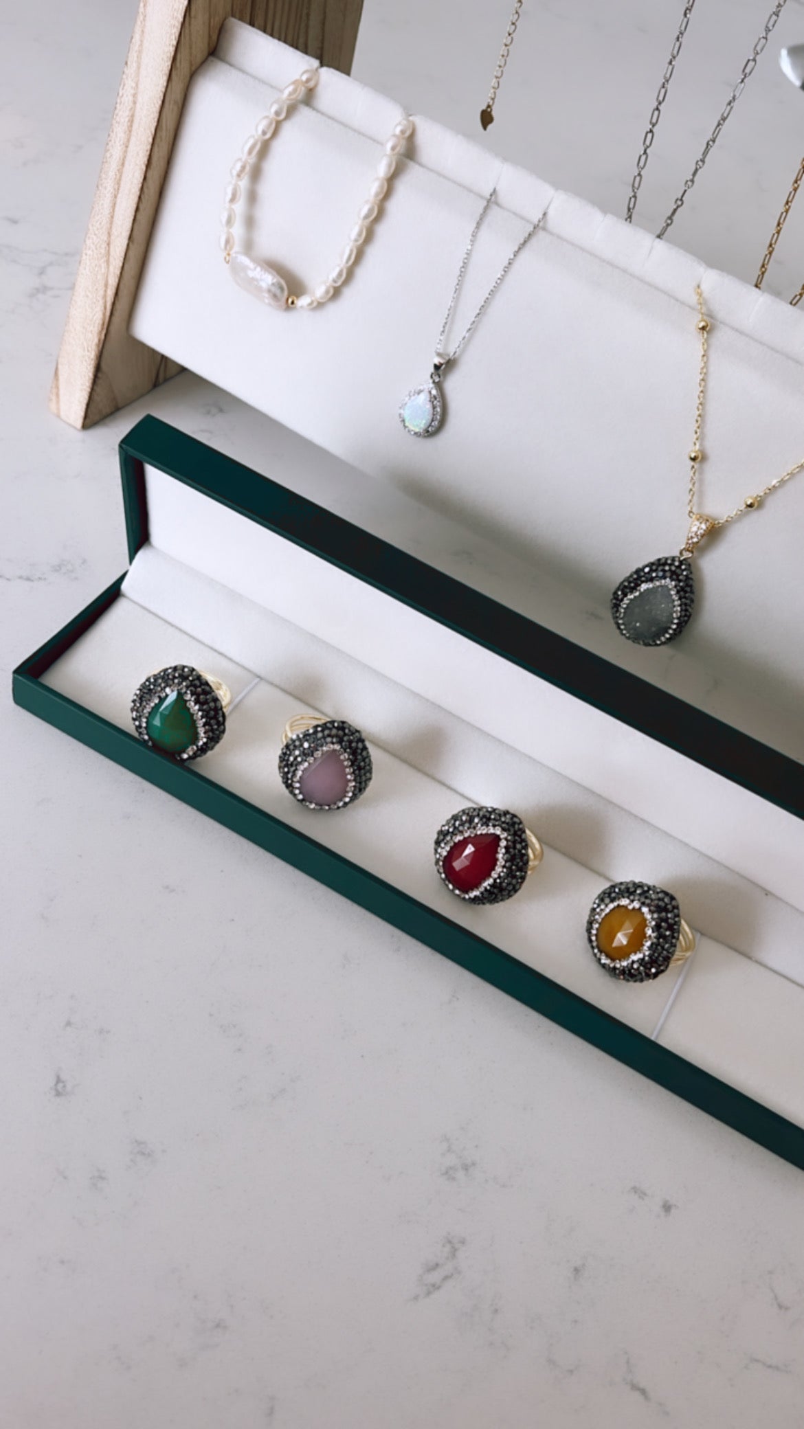 Coloured Gemstone ~ Dress Rings