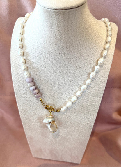 Sea Shell & Pearl Necklace