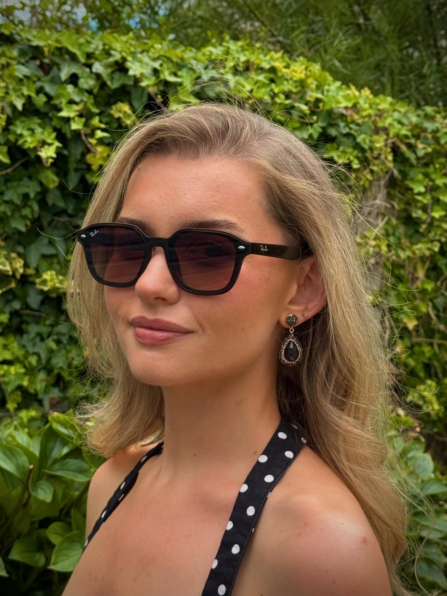 Black Onyx Crystal Drop Earrings