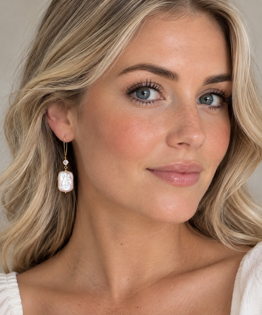 Baroque Pearl Hook Earrings