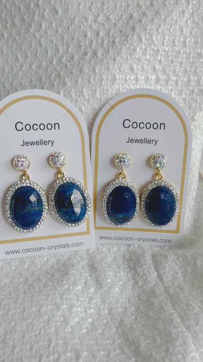 Lapis Blue Earrings