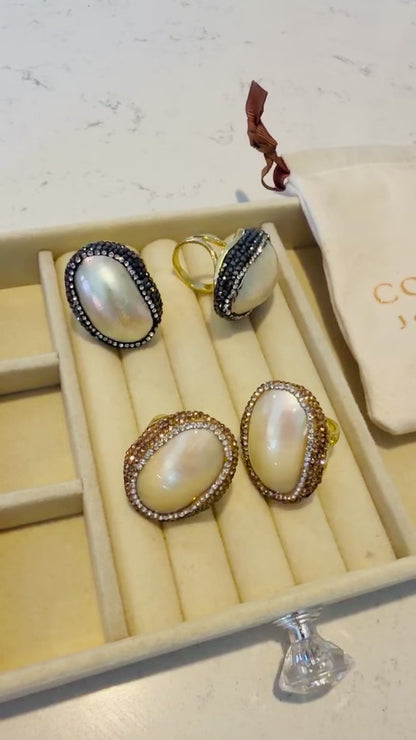 Pearl Rings - Size Adjustable