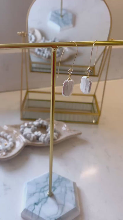 Baroque Pearl Hook Earrings