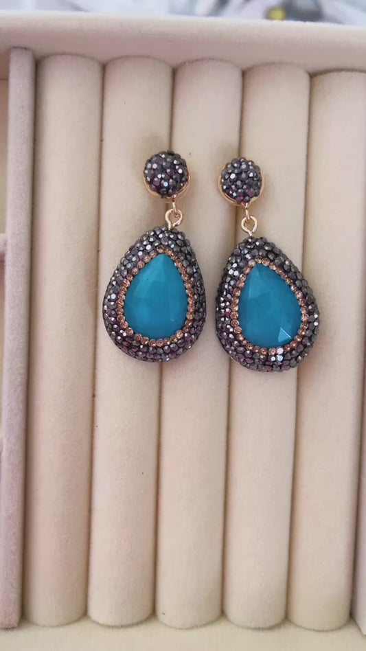 Santorini Blue Earrings